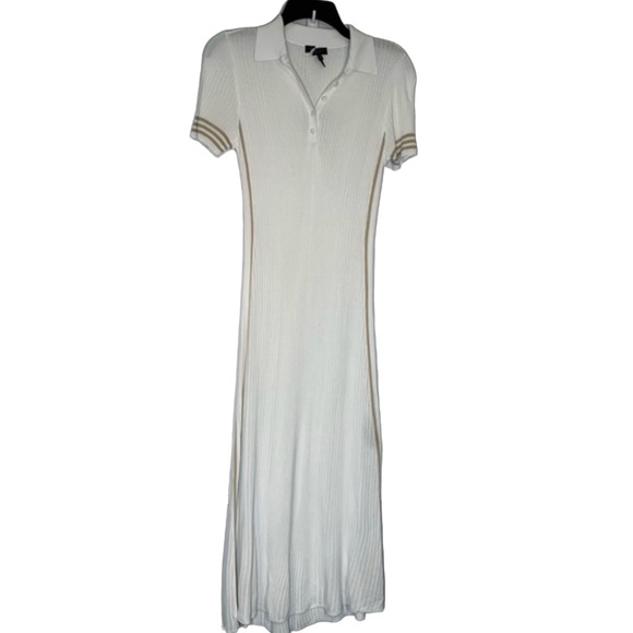 RAG & BONE Peyton Rib Polo Midi Dress - Picture 4 of 12